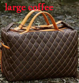 Diamond Patterned Men Travel Bag