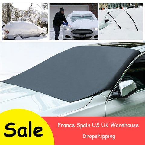 210*120cm Automobile Magnetic Sunshade Cover Car Windshield Snow Sun Shade Waterproof Protector Cover Car Front Windscreen Cover