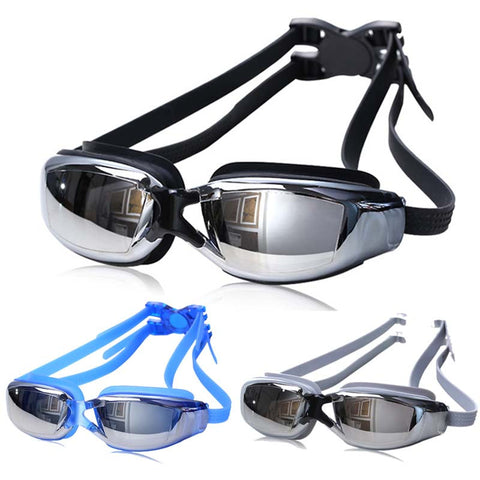 Professional Swimming Goggles Electroplate Waterproof Surfing Swim Glasses Adult Eyewear