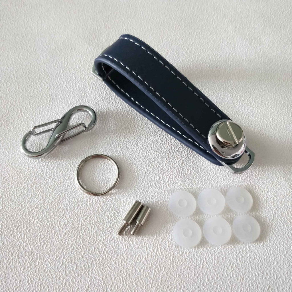 Car Key Pouch Bag Case Wallet Holder Chain Key Wallet Ring Collector Housekeeper EDC Pocket Key Organizer Smart Leather Keychain