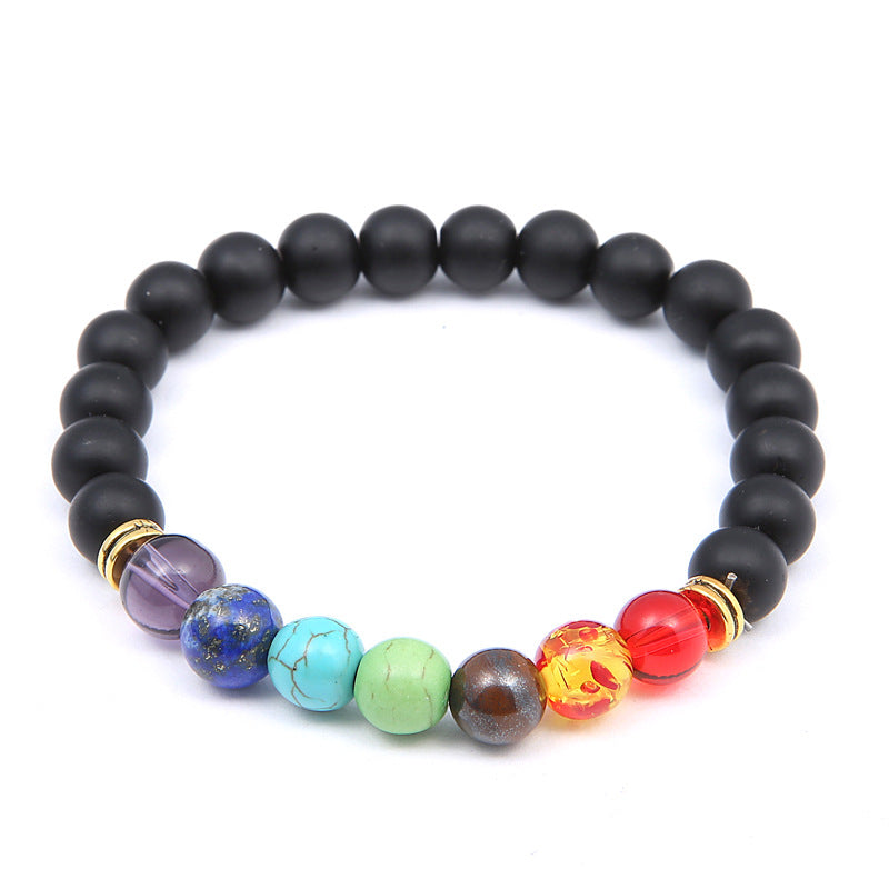 Fashion Universe Galaxy the Eight Planets Solar System Guardian Star Natural Stone Beads Bracelet Bangle for Women Men Gift