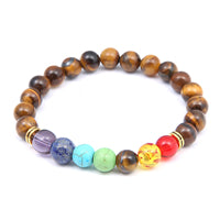 Fashion Universe Galaxy the Eight Planets Solar System Guardian Star Natural Stone Beads Bracelet Bangle for Women Men Gift