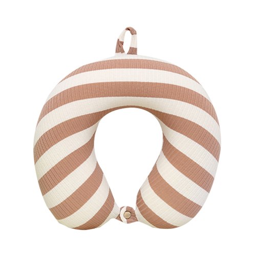 Travel Neck Pillow - Knitting Cotton Stripe U-Shaped