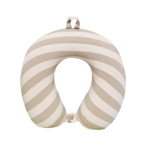 Travel Neck Pillow - Knitting Cotton Stripe U-Shaped