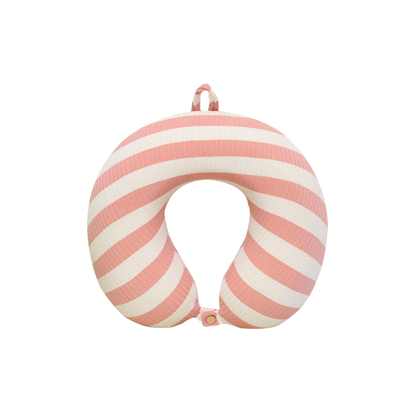 Travel Neck Pillow - Knitting Cotton Stripe U-Shaped