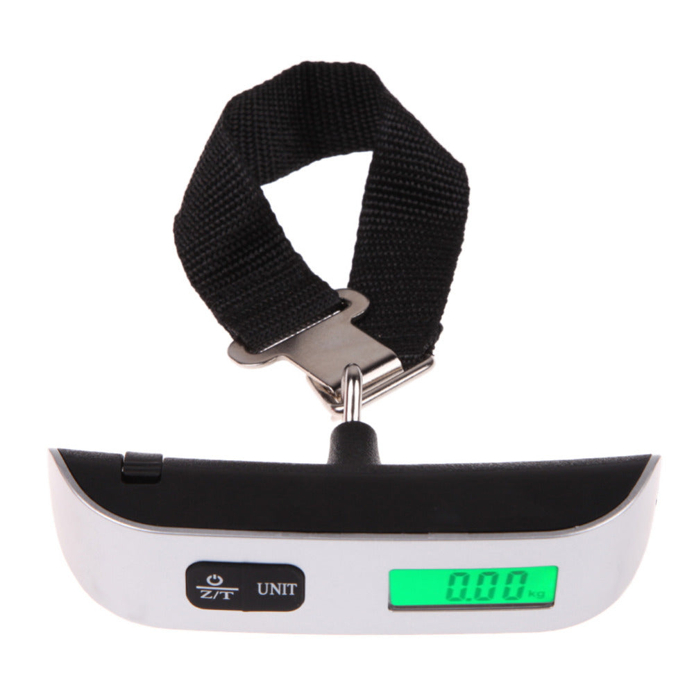 Luggage Scale Electronic Digital Scale Portable Suitcase Travel Bag Hanging Scales Balance Weight Thermometer LCD Display
