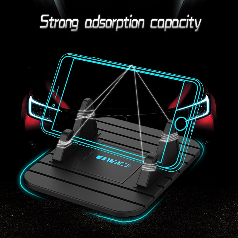 Car Dashboard Non-slip Mat Rubber Mount Phone Holder Pad Mobile Phone Stand Bracket For Samsung  Xiaomi Mobile Holder