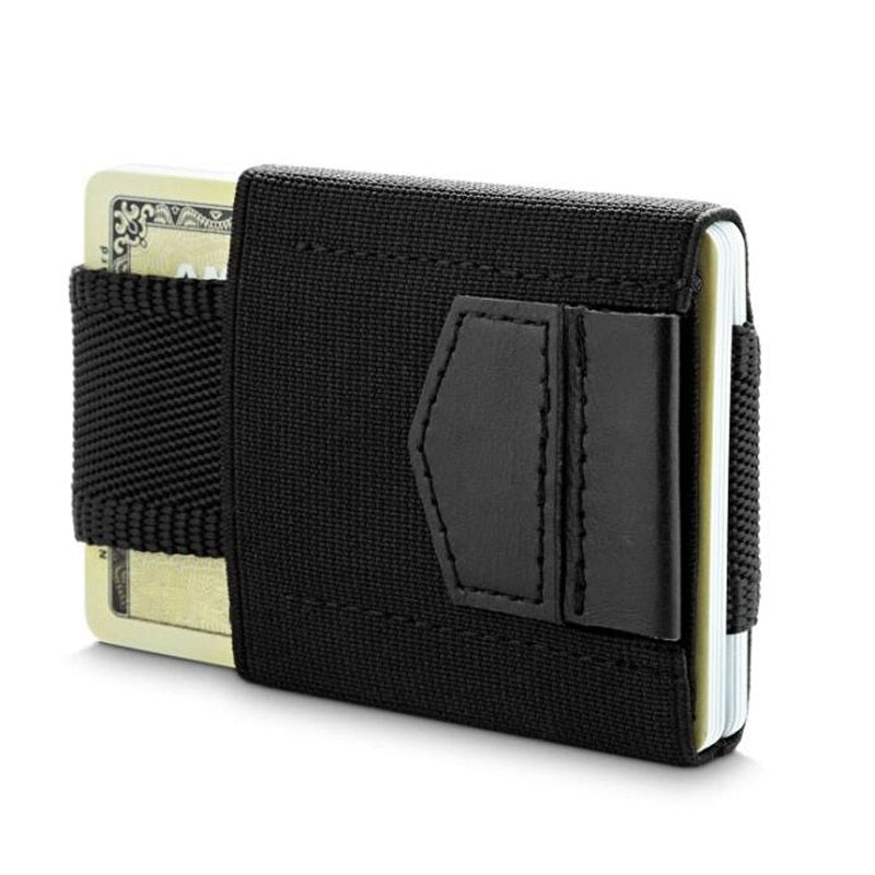 Minimalist Wallet Credit Card Holder Mini Small Business ID Card Holder Organizer Badge Porte Carte Slim Wallet Men Women