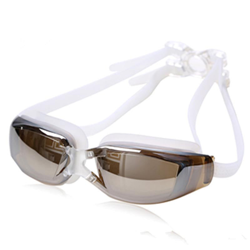 Professional Swimming Goggles Electroplate Waterproof Surfing Swim Glasses Adult Eyewear