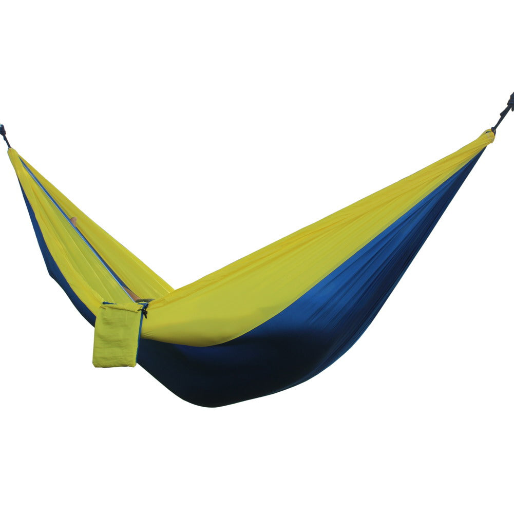 Portable Hammock Double Person Camping Survival garden hunting Leisure travel furniture Parachute Hammocks 20cm x 12cm x 10cm