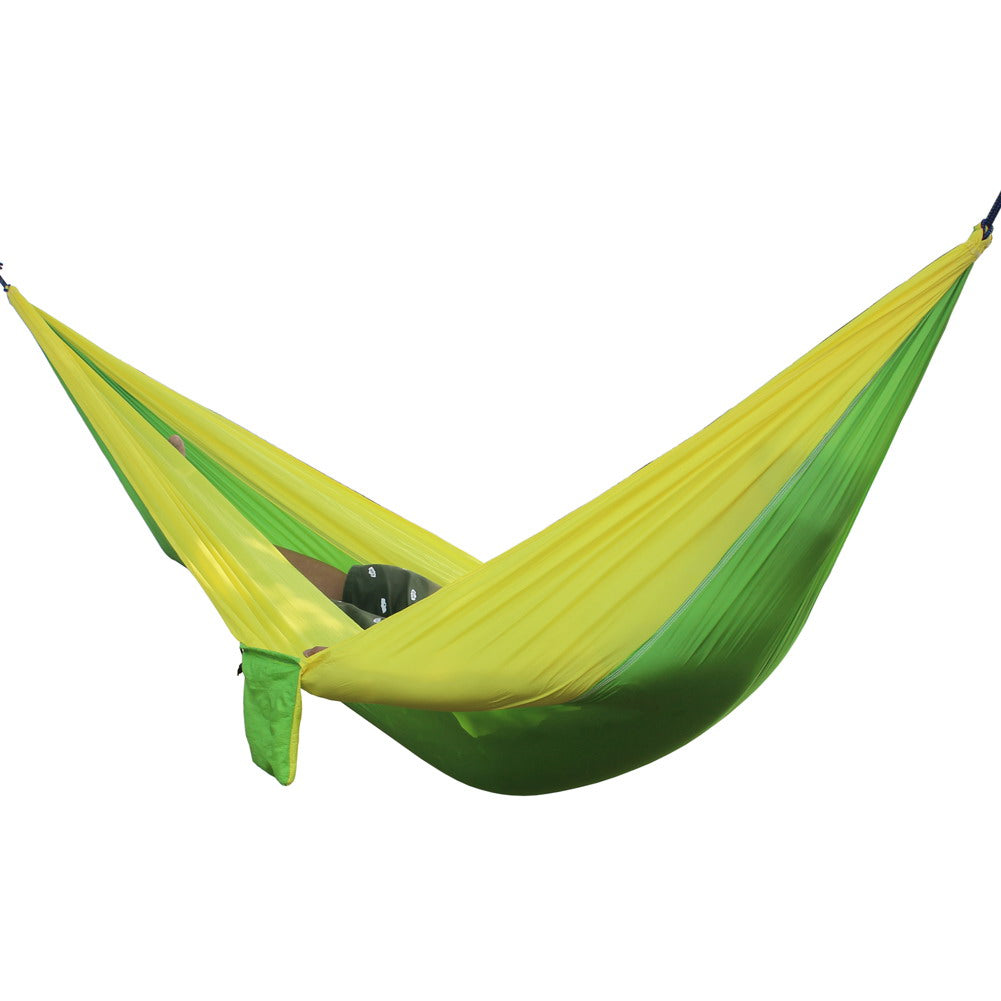 Portable Hammock Double Person Camping Survival garden hunting Leisure travel furniture Parachute Hammocks 20cm x 12cm x 10cm