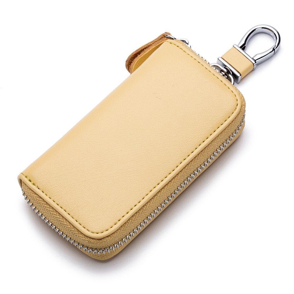 Women Genuine Leather Car key holder Wallets Pink Small Wallet Ladies Purse For Girls Mini Keys Organizer Bags Keychain Clip