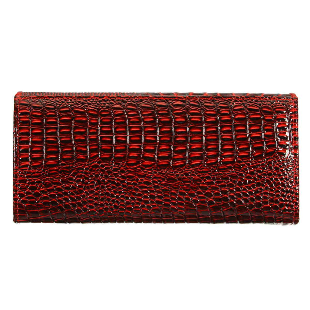 Women Leather Wallet 3D Alligator Long Design Lady's Purse