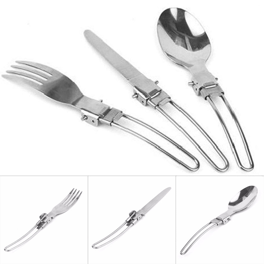 3 piece Traveling and Camping Cutlery Set
